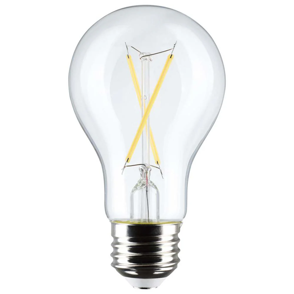 4Pk - 5W A19 LED Clear Warm White 2700K E26 Medium Base 120v - 40W equiv