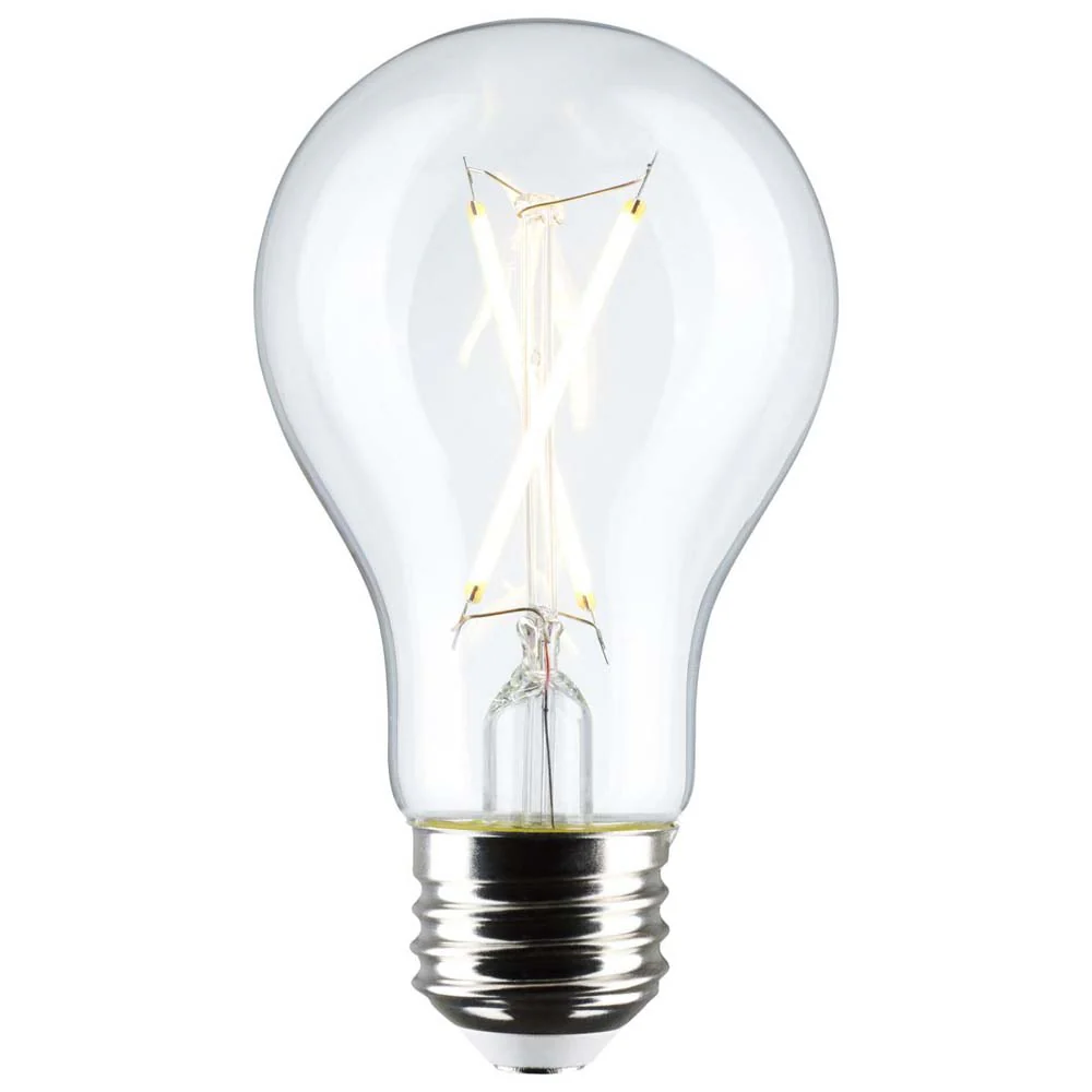 4Pk - 5W A19 LED Clear Warm White 2700K E26 Medium Base 120v - 40W equiv - Image 2