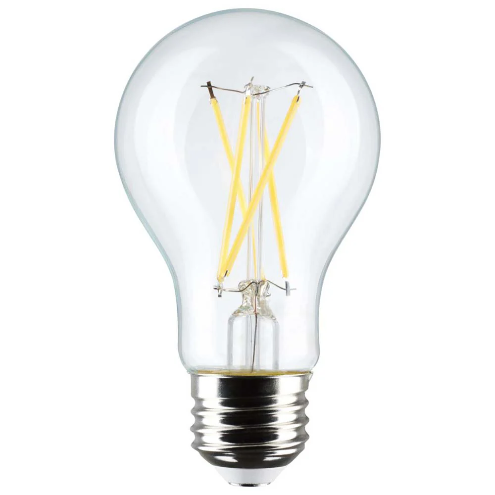 4Pk - 8W A19 LED Clear Warm White 2700K Medium Base 120v - 60W equiv