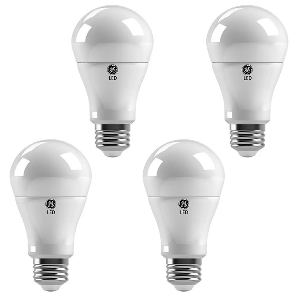 4PK - GE LED 10W A19 5000K 800Lm 90CRI Dimmable Light Bulb - 60W Incand. Equiv.