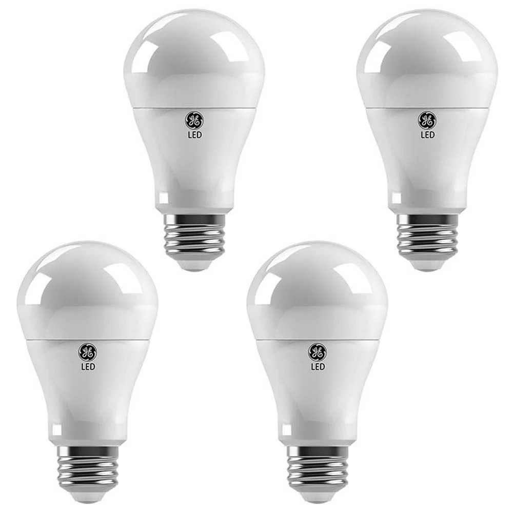 4PK - GE LED 10W A19 800Lm 2700K 90CRI Dimmable Light Bulb - 60w Equiv