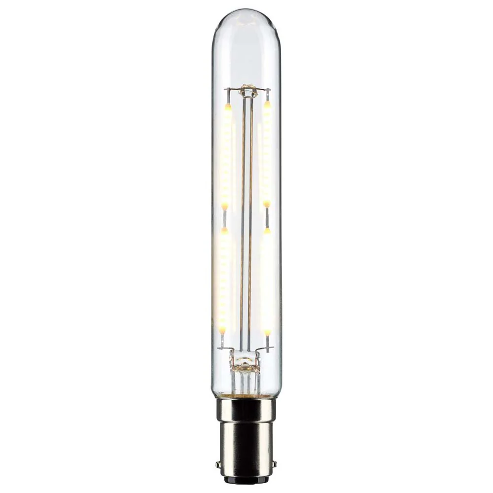 4W T6.5 LED Clear Double Contact Bayonet Base 4000K 400 Lumens 120v - Image 2
