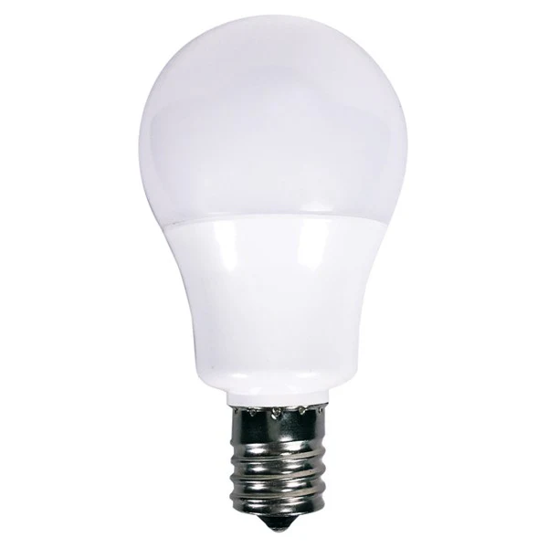 5.5w A15 LED 120v Frosted E17 Intermediate base 4000K Cool White