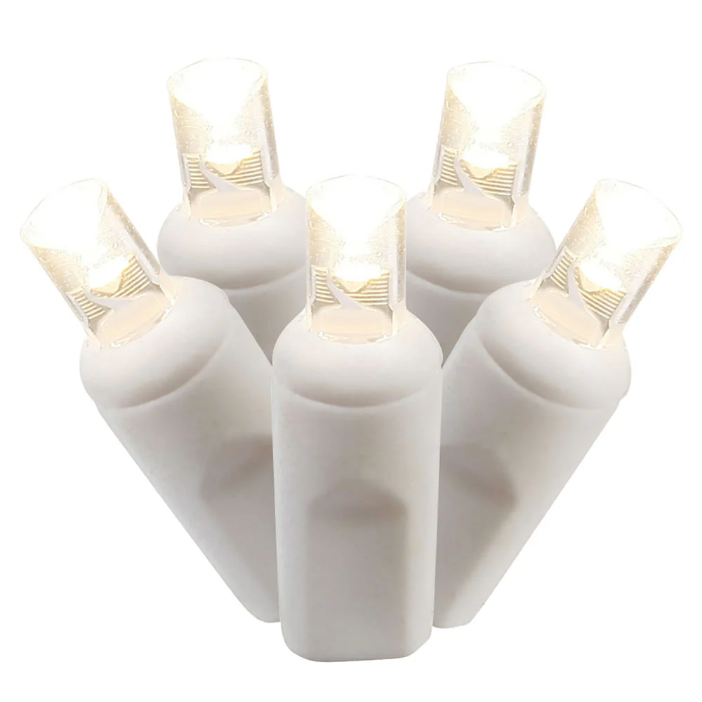 50 Light Warm White LED Set 6"x 25'