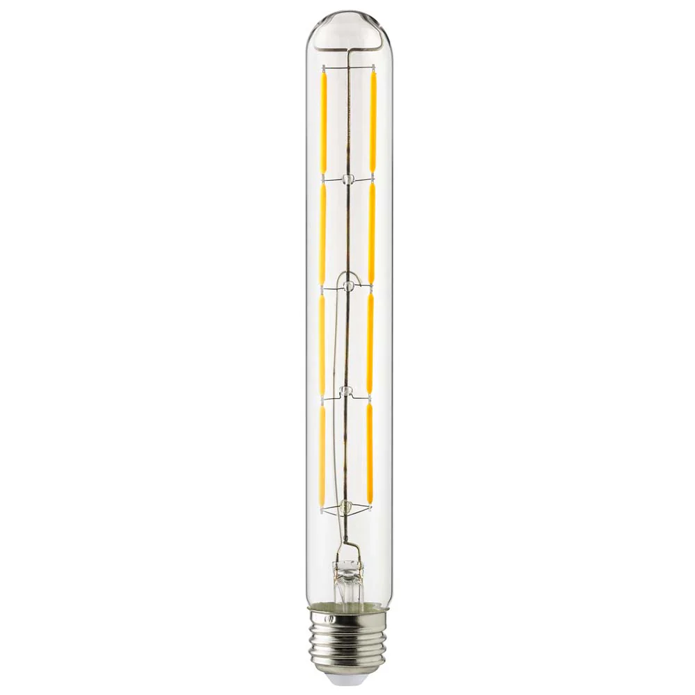 Sunlite 6w LED T10 Tubular E26 Base Dimmable 2700K Bulb - 60W Equiv