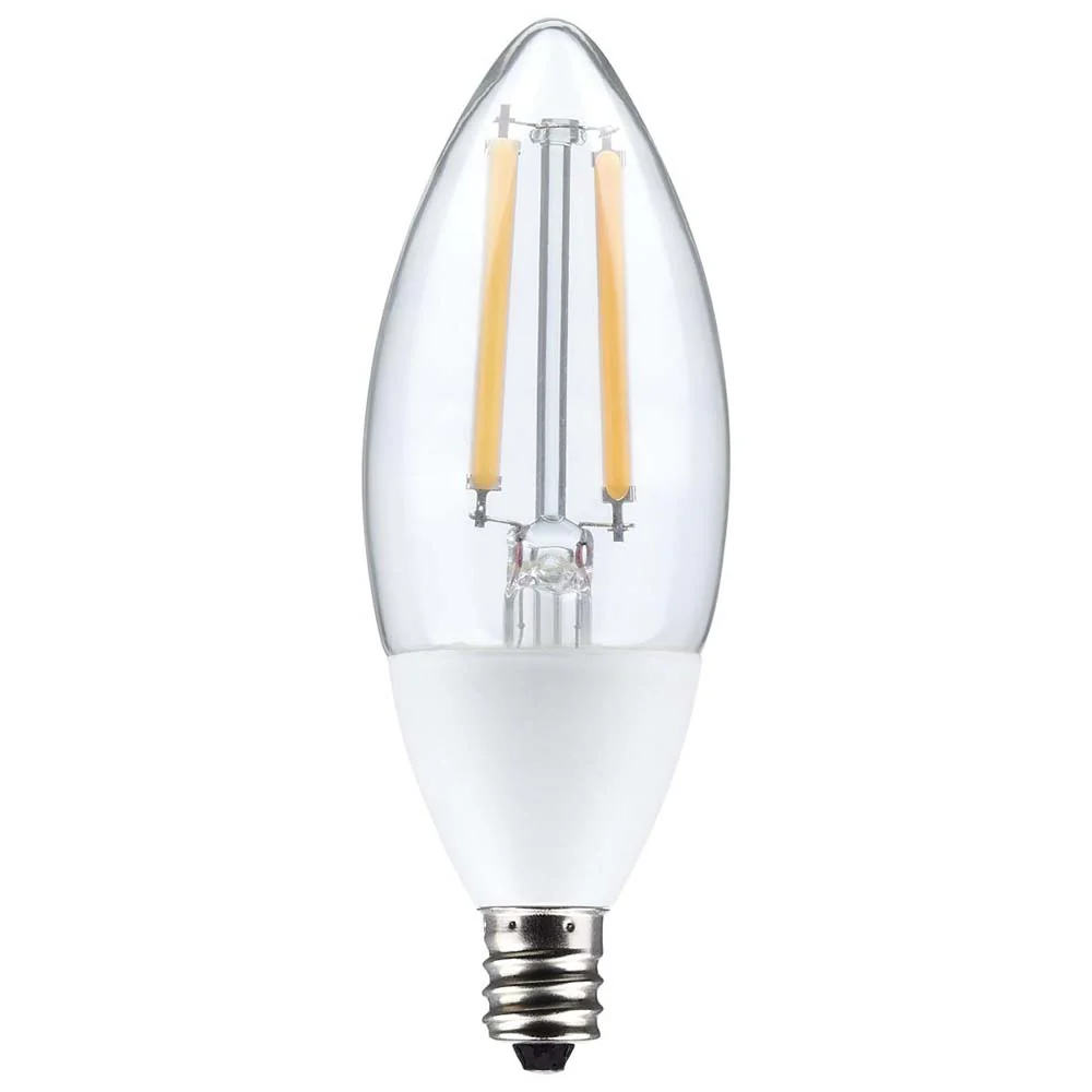 5W B11 Dusk to Dawn LED 2700K Candelabra Base With Photocell
