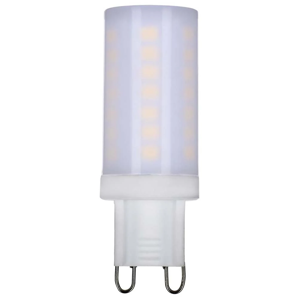 5W JCD LED Frosted 3000K G9 G9 Double Loop Base 120v