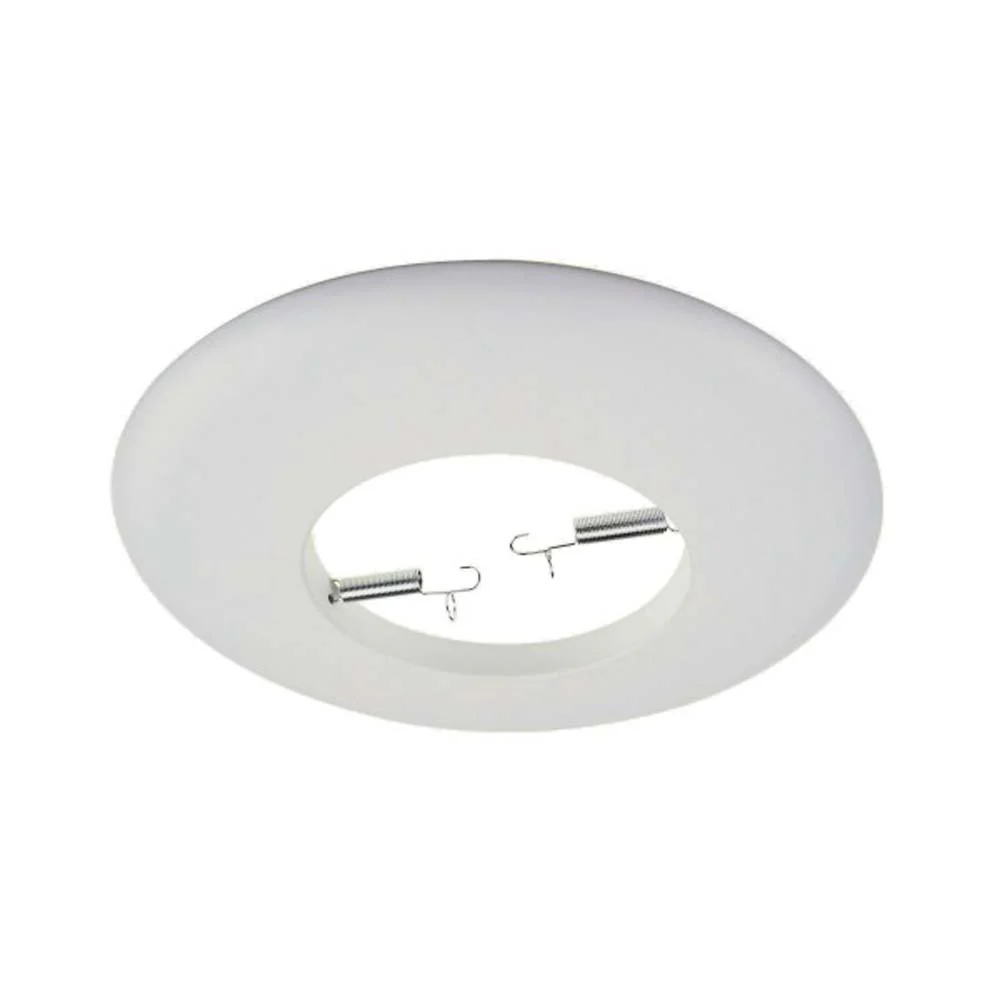 6 in. White Smooth Open Trim Designed for 6 inch Housings
