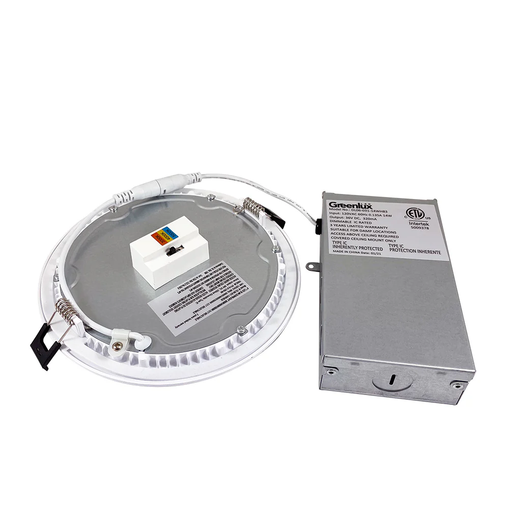 6in LED Low Profile Downlight 3K/4K/5K Selectable CCT Dimmable - 100W Replacement - Image 2