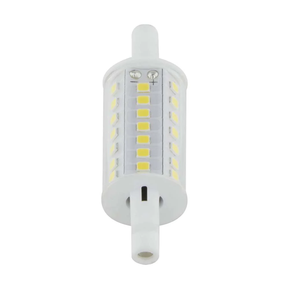 6W LED T3 78mm R7S Base 3000K 200 Beam Angle Double Ended Bulb 120v
