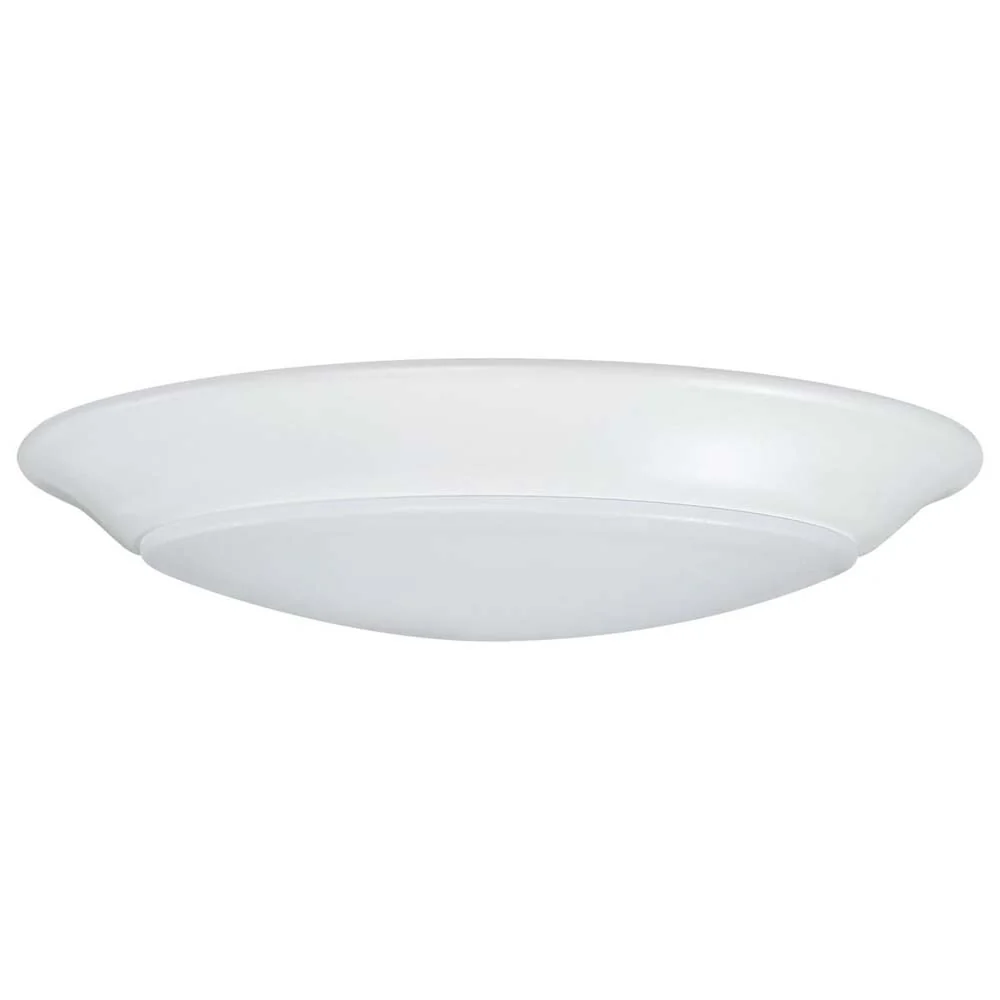 7-in LED Disk-Light 5000K 6 Unit Contractor Pack White Finish