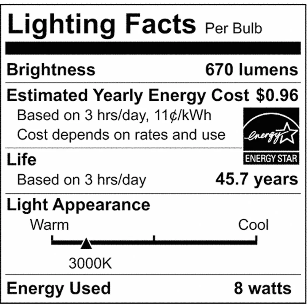 8w LED Vanity Fixture 3000K Brushed Nickel w/ Alabaster Glass w/ Switch - Image 9