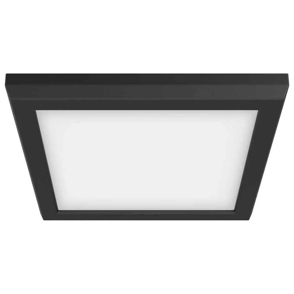11w 7in. Square LED Flush Mount CCT Selectable with Black Finish