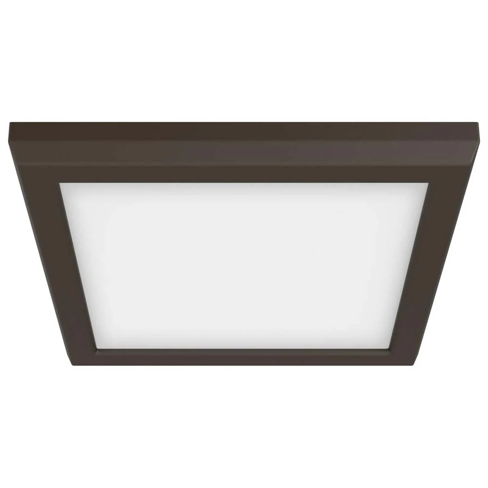 11w 7in. Square LED Flush Mount CCT Selectable with Bronze Finish