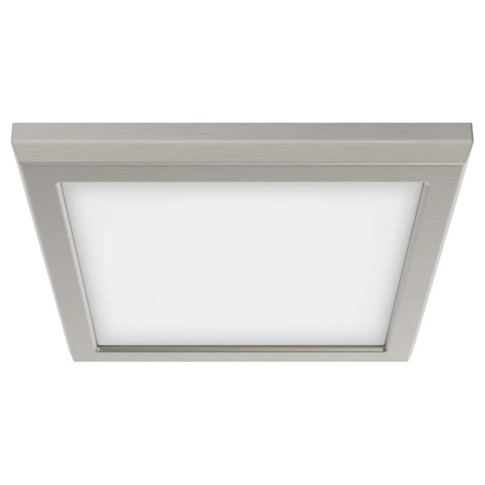 11w 7in. Square LED Flush Mount CCT Selectable with Nickel Finish