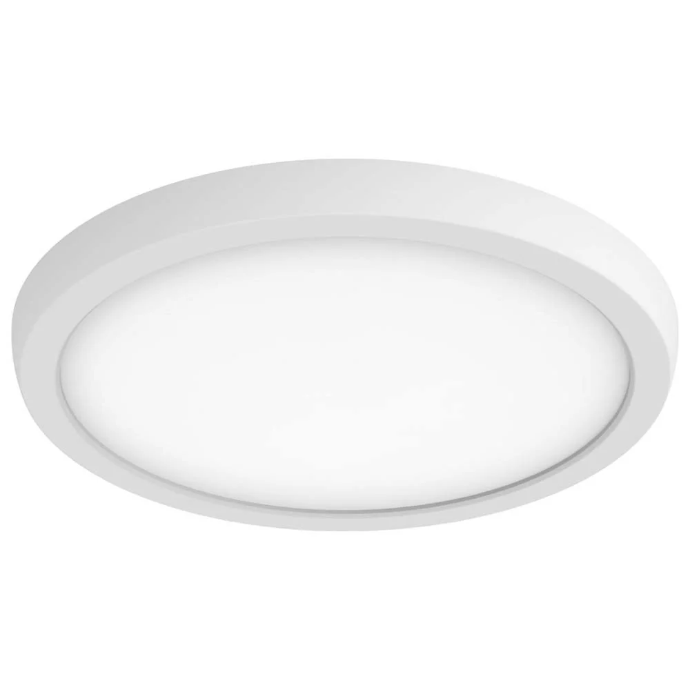 13w 9in. Round LED Flush Mount 3000K with White Finish