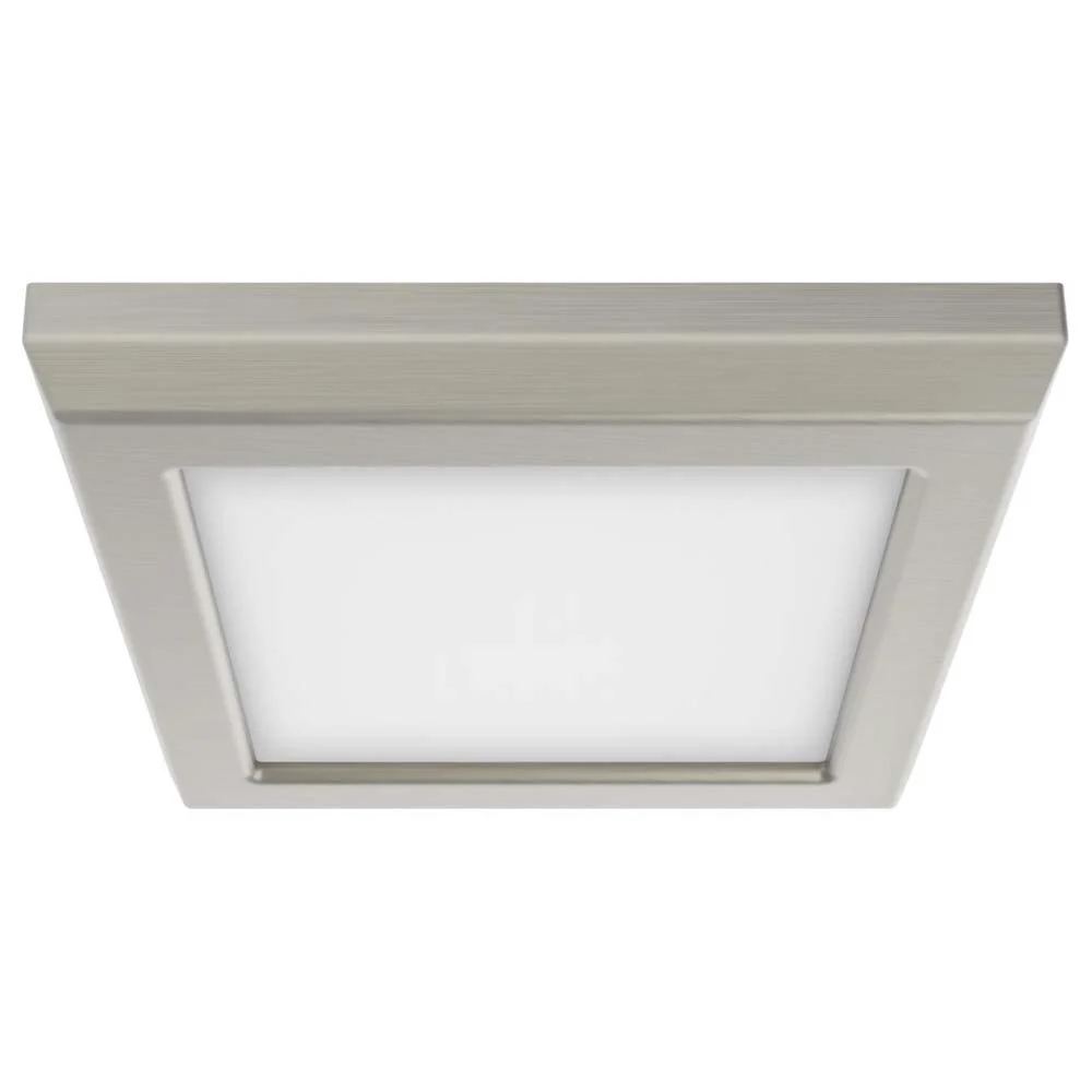 9w 5in. Square LED Flush Mount CCT Selectable with Nickel Finish