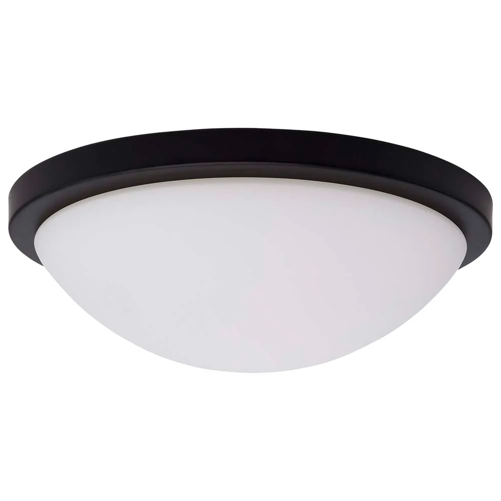 Blink Pro 11-in LED Flush Mount CCT Selectable Matte Black Finish 120v