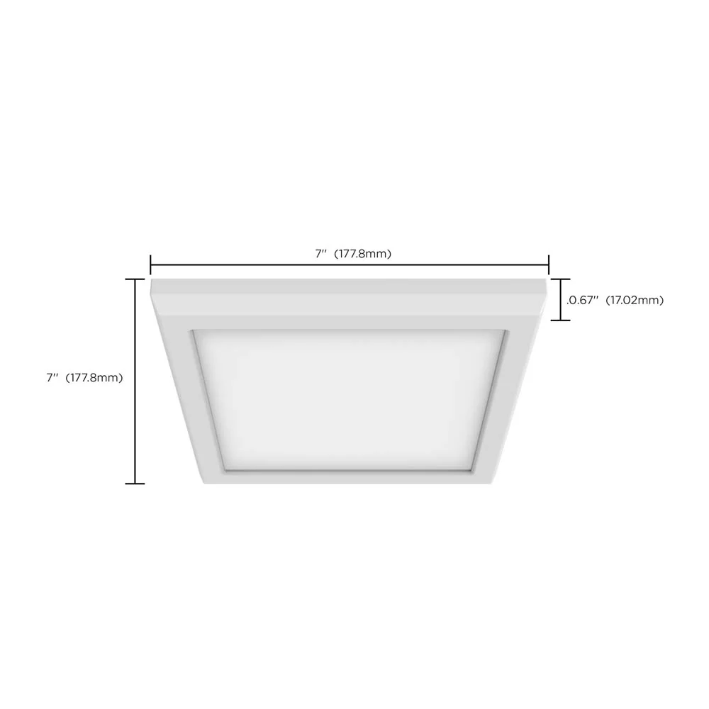 Blink Pro 13w 9-in LED Downlight 3000K Square Shape White Finish 120-277v - Image 5