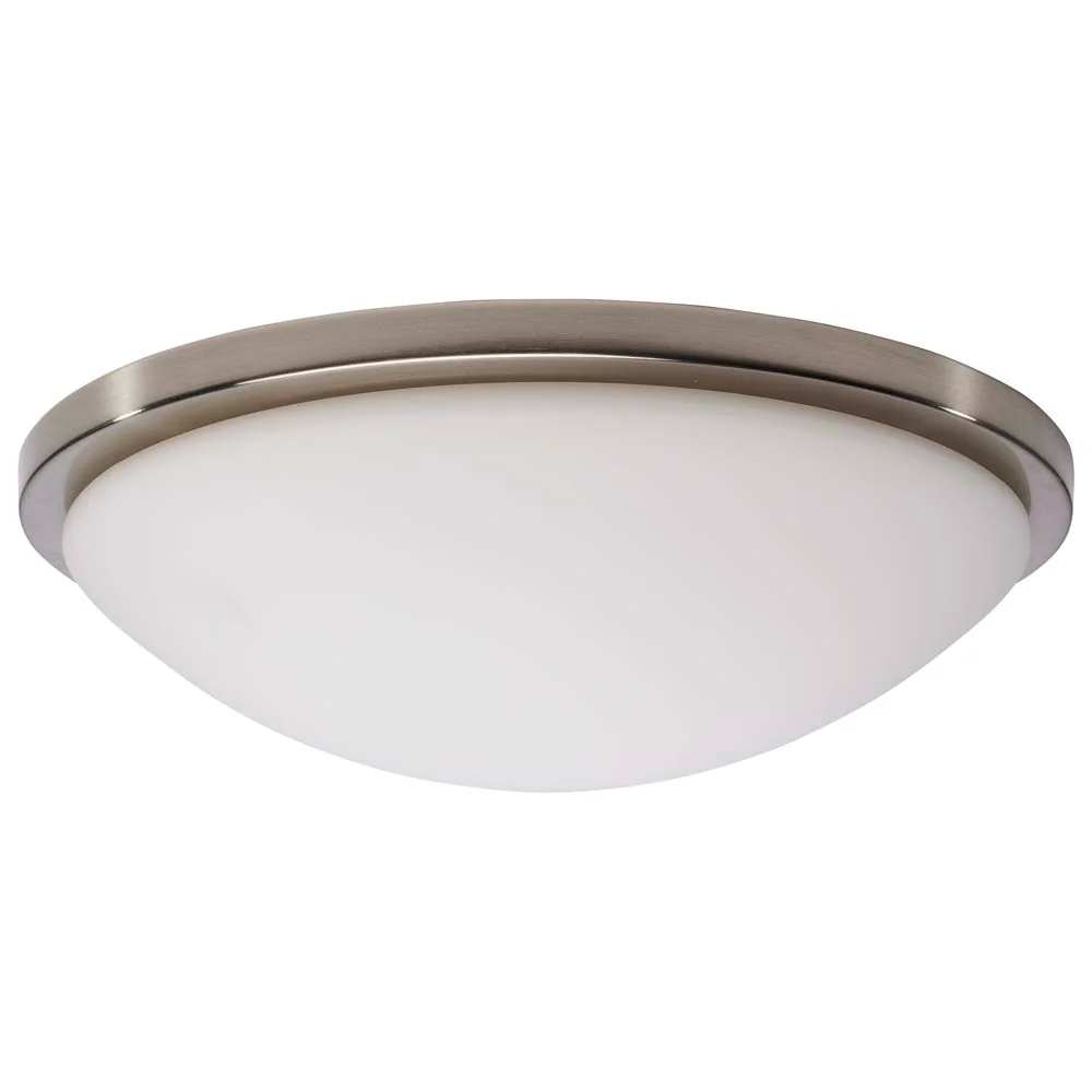 Blink Pro 17-in LED Flush Mount CCT Selectable Brushed Nickel Finish 120v