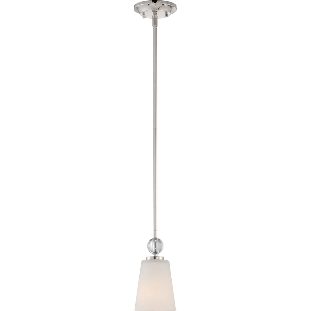 Connie - 1 Light Mini Pendant w/ Satin White Glass