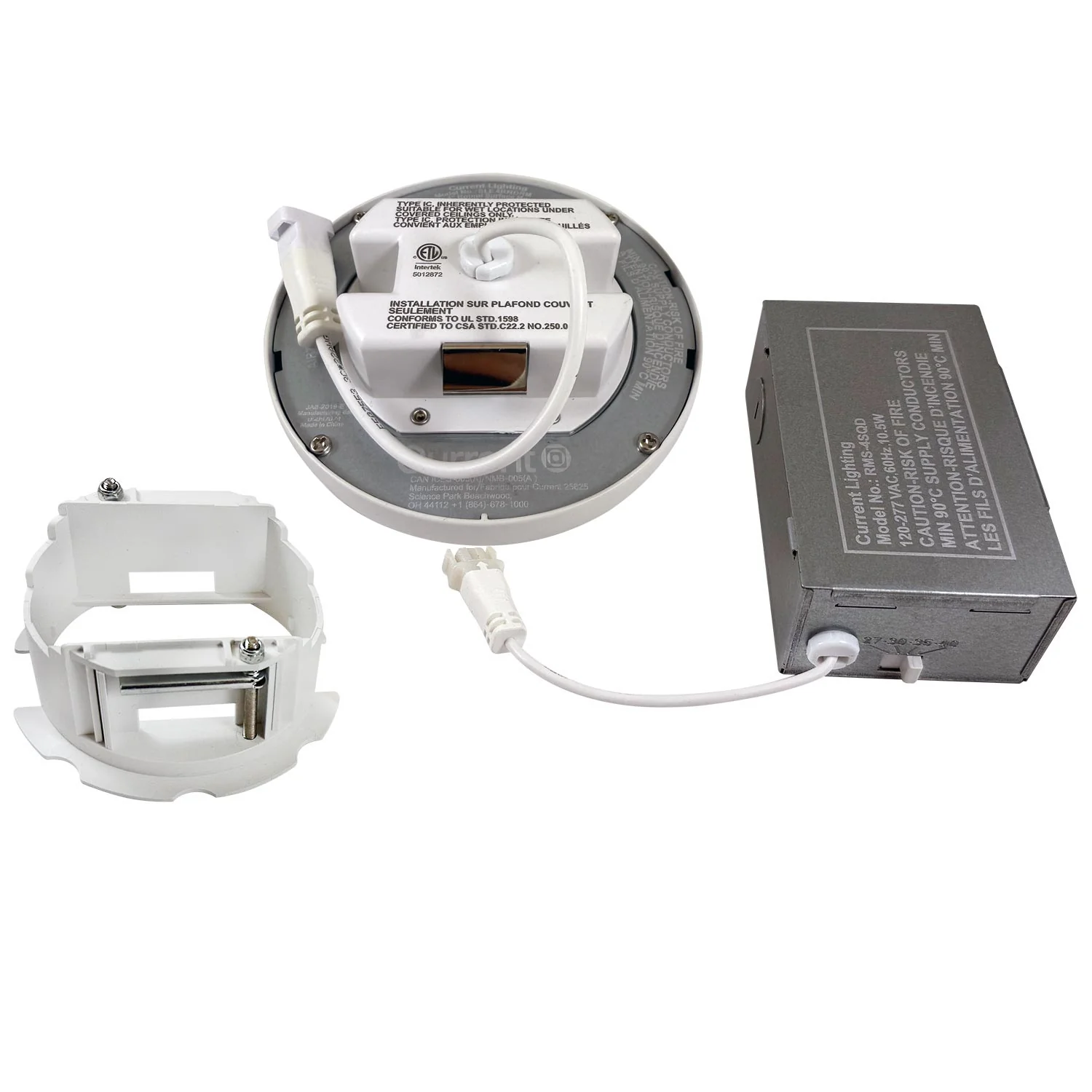 Current 4-in. Round LED Surface Mount CCT Select 90CRI Remote J-Box Mount - Image 2