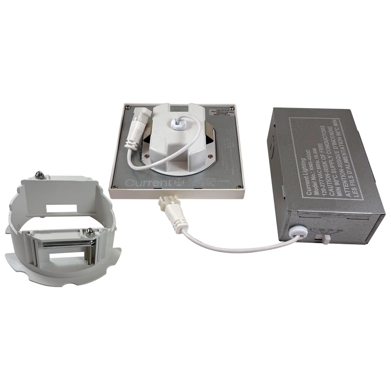 Current 4-in. Square LED Surface Mount CCT Select 90CRI Remote J-Box Mount - Image 4