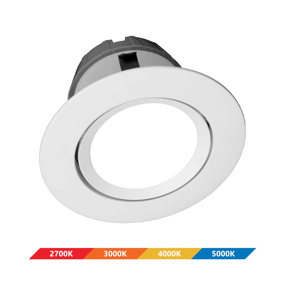 DCG Series 4 in. White Gimbal LED Recessed Downlight, 4000K - Image 4