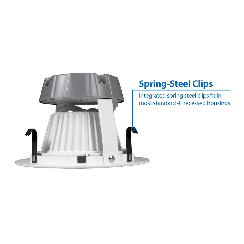 DCG Series 4 in. White Gimbal LED Recessed Downlight, 4000K - Image 5
