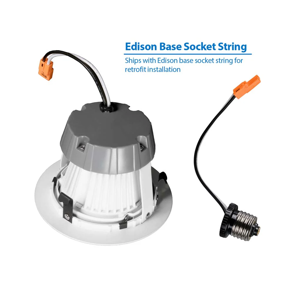 DCG Series 4 in. White Gimbal LED Recessed Downlight, 5000K - Image 6