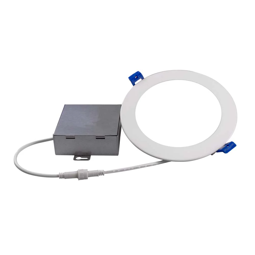 DLE6 Series 6 in. Round White Flat Panel LED Downlight in 4000K - Image 3