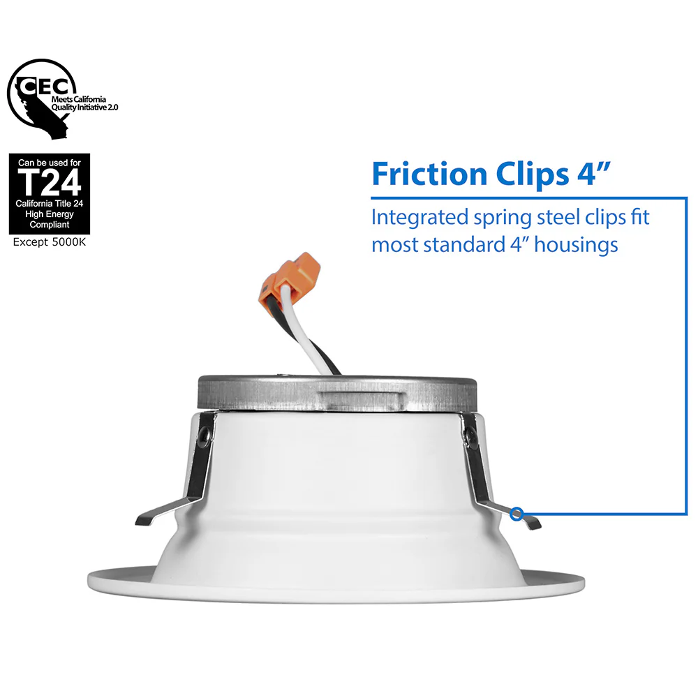 DLR4 (v5) 4-inch Oil-Rubbed Bronze Recessed LED Downlight, 4000K - Image 6