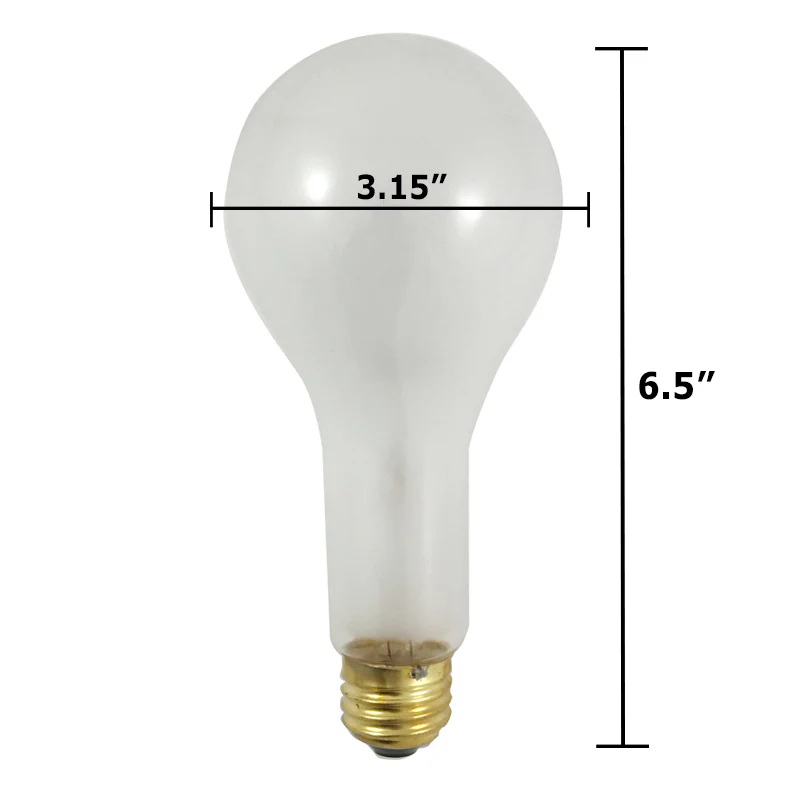 EBV 500W 120V PS25 Super Photoflood Replacement Bulb - Image 2