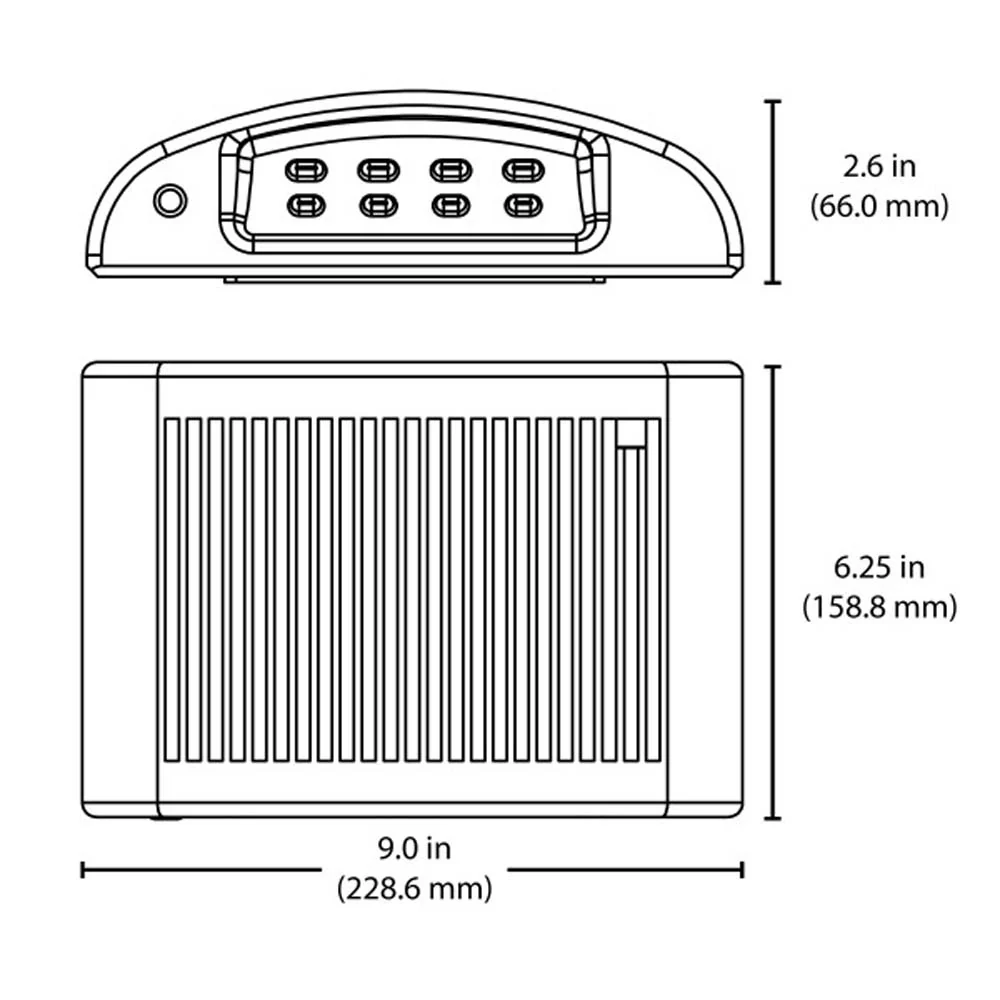 EOF Series Bronze Outdoor LED Full Cutoff Emergency Wall Pack w/ Photocell 3000K - Image 2