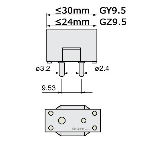 FRK 650w 120v GY9.5 Halogen Bulb - 54631 Replacement Lamp - Image 4