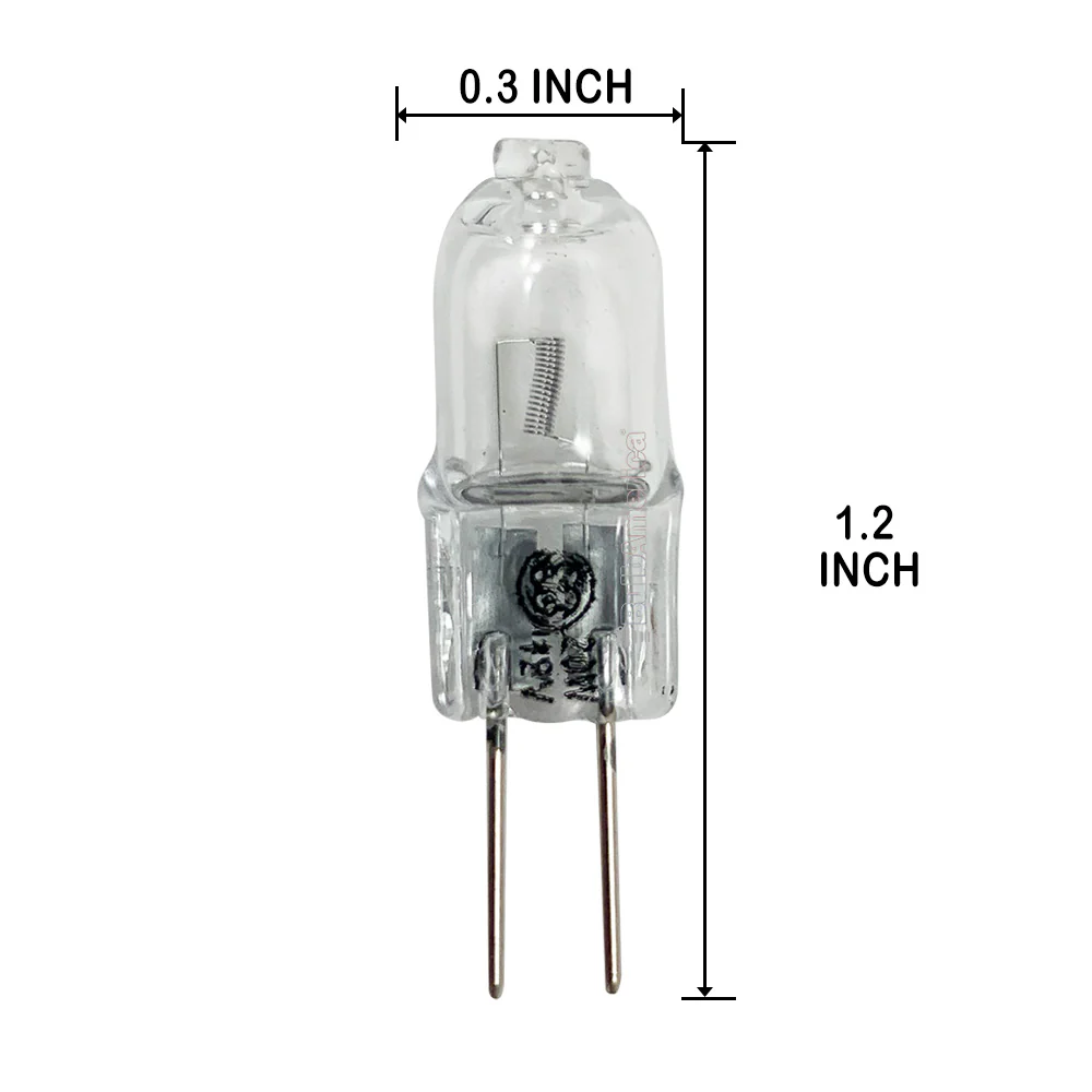 GE 20w 12v G4 Bi-Pin Base T3 2900K Halogen bulb - Image 2