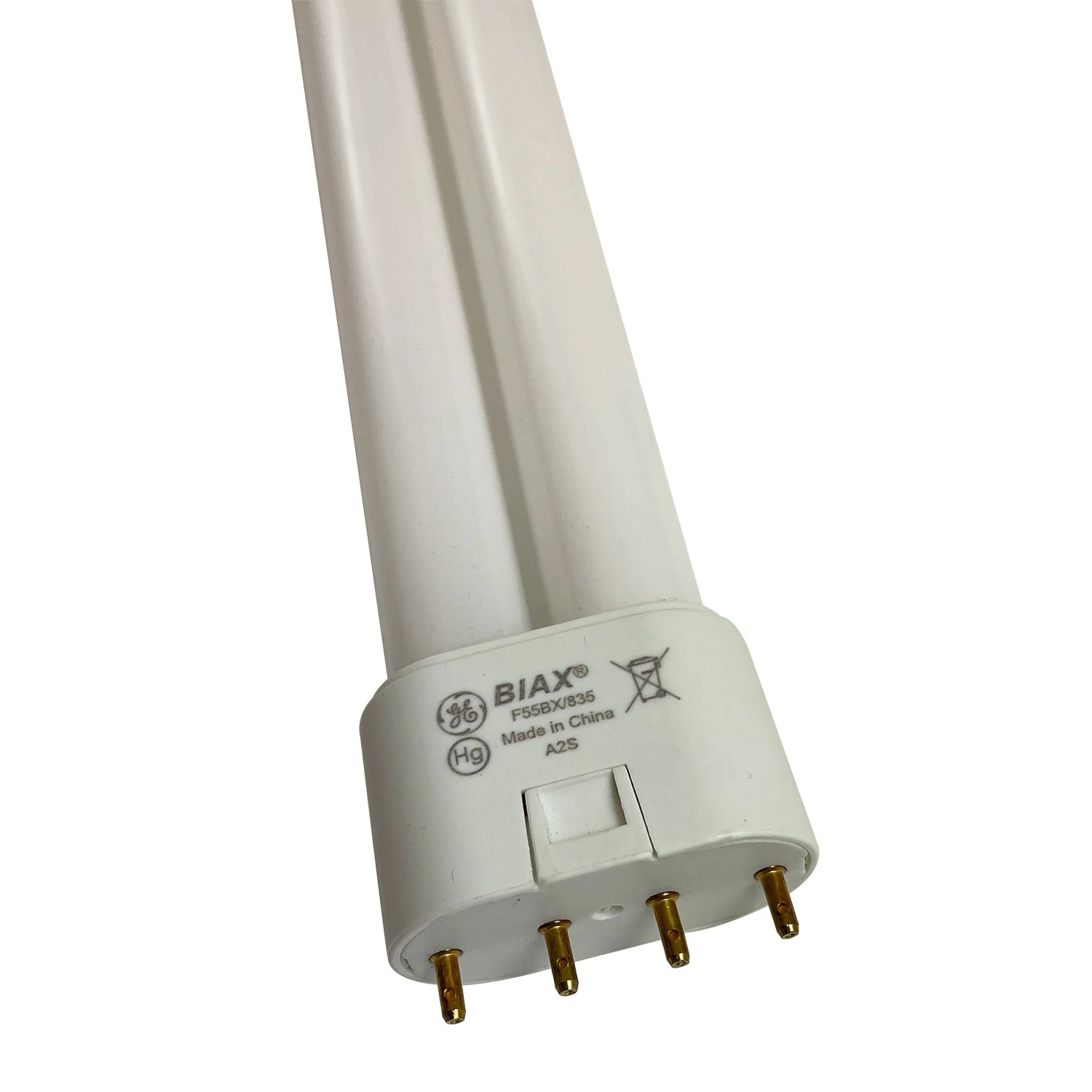 GE 41260 / 31952 - F55BX/835 55W 3500K 2G11 Biax Plug-in Fluorescent Bulb - Image 2