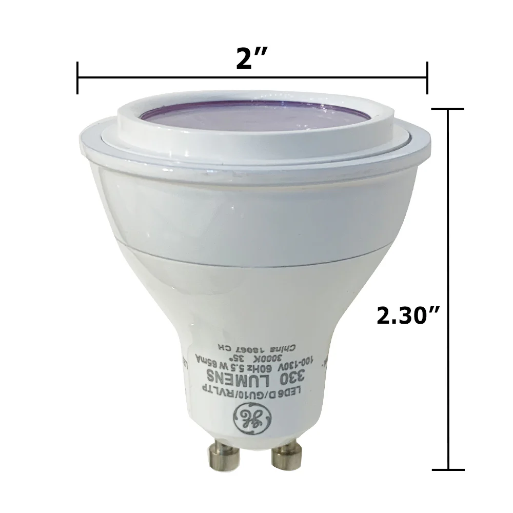 GE 5.5w MR16 LED GU10 Base 3000K Dimmable Bulb - 50w equiv. - Image 5