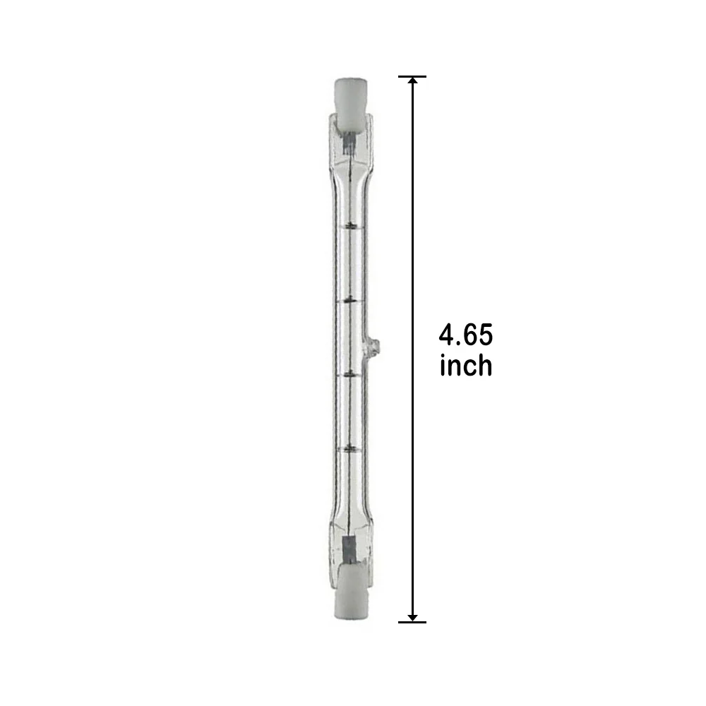 GE 500w 120v T3 R7s 4.65in Double Ended Clear Halogen Light Bulb - Image 2