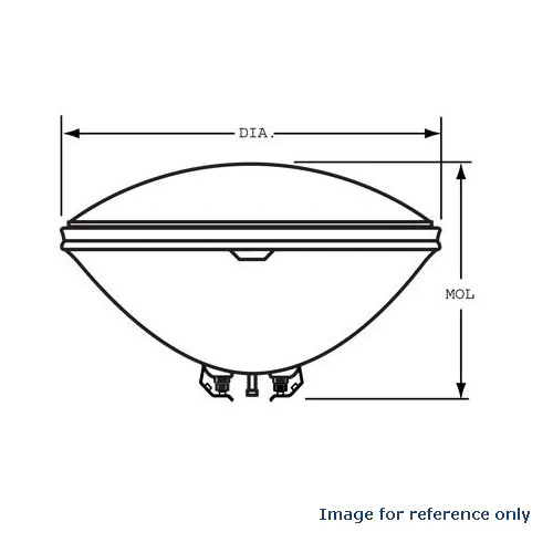 GE Q5554 - 450w 28v PAR46 Sealed Beam Taxi Landing Airfield Lamp - Image 4