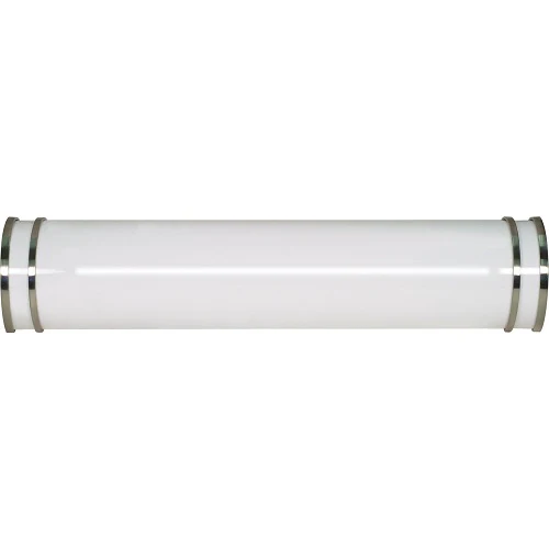 Glamour LED 25 in. 26W 120V Dimmable Brushed Nickel Vanity Wall Fixture