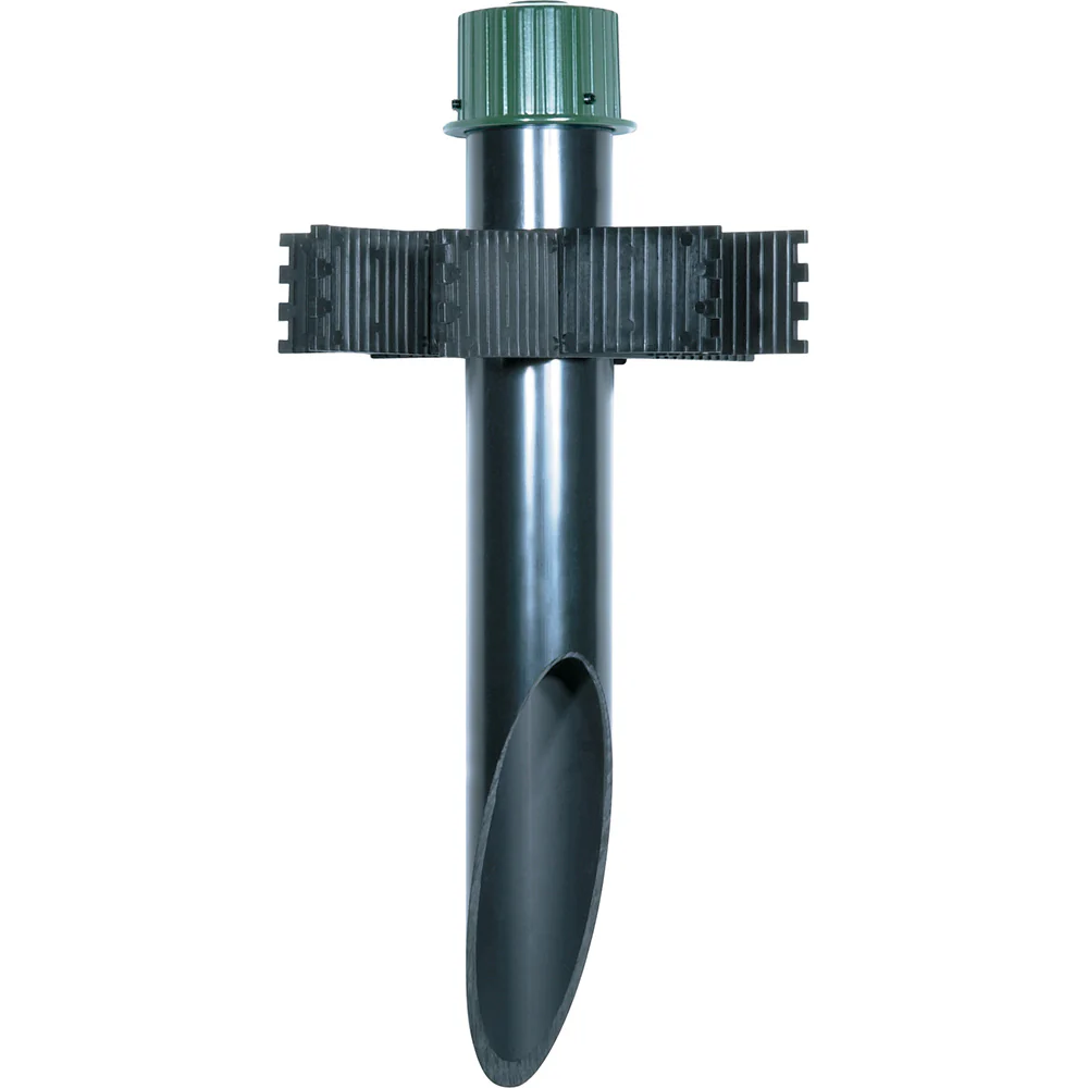 Nuvo 76-638 2 inch Diameter Outdoor Lighting Stakes Post Green Finish