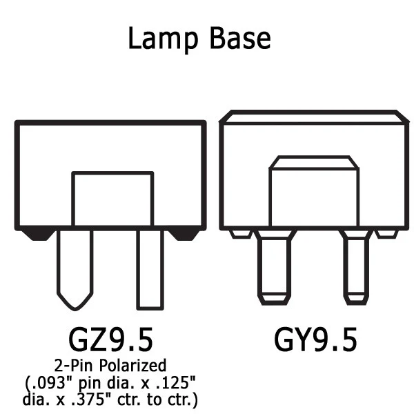 GY9.5 and GZ9.5 ceramic socket lamp holder - 69020 TP-23H Replacement - Image 3
