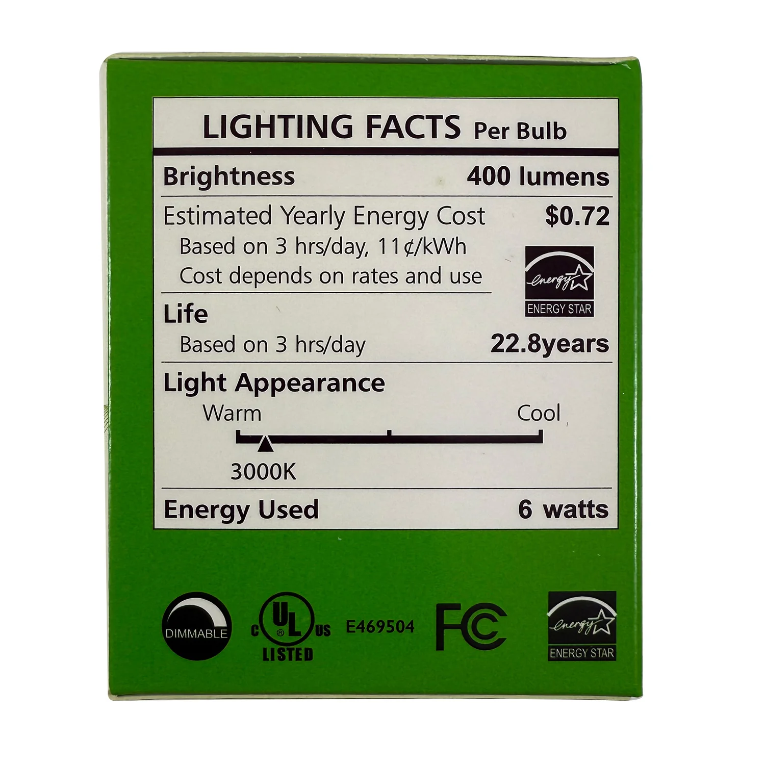 High Quality 6W 3000K GU10 base 400 LM Flood 38 MR16 / PAR16 LED Bulb - Image 4