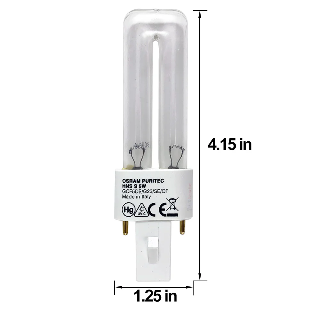 Hozelock Cyprio Eco Clear 500 Germicidal UV Replacement bulb - Osram OEM bulb - Image 2