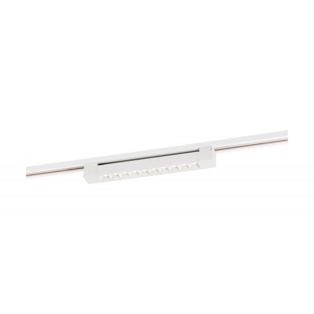 LED 1FT Track Light Bar White Finish 30 deg. Beam Angle 120v
