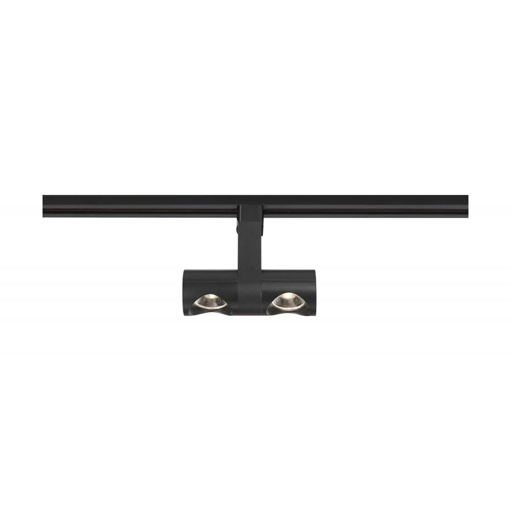 LED 24w Track Head Dual Pipe Black 24 deg. Beam Angle 120v - Image 3
