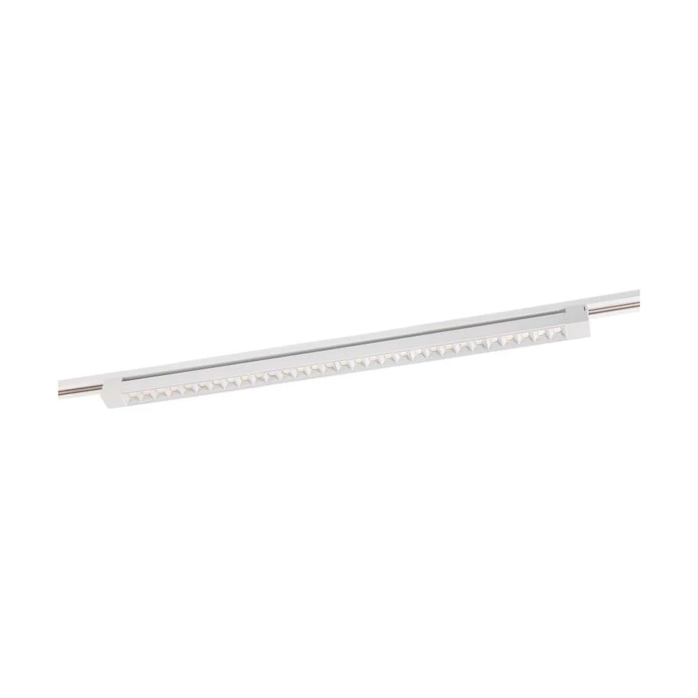 LED 3FT Track Light Bar White Finish 30 deg. Beam Angle 120v