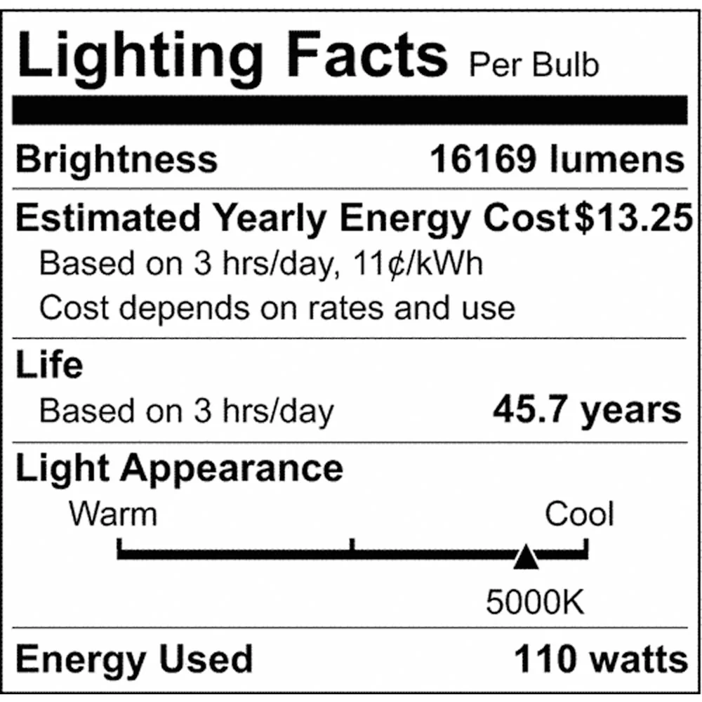 LED Adjustable High Bay 110w 5000K Sensor Port 120-277v - Image 10