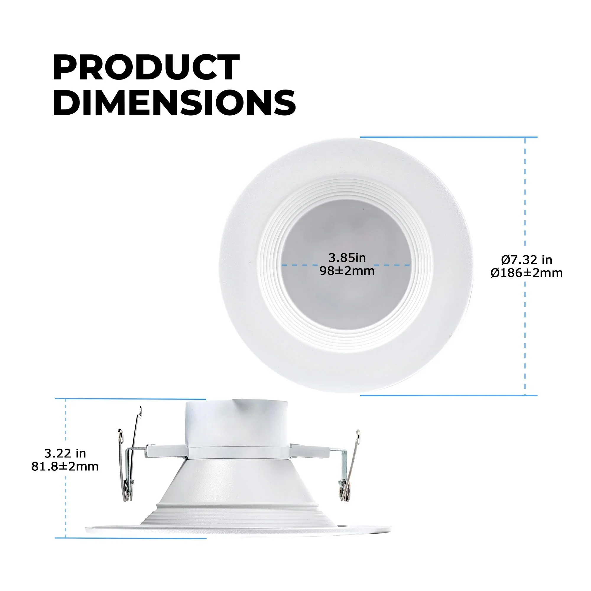 Lightolier 5-6in 10W 900Lm 3000k Warm White Retrofit Downlight - 75w Equiv. - Image 2